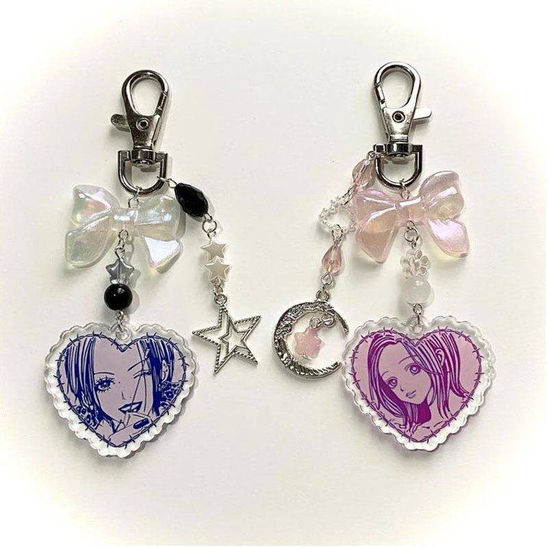 Nana Anime Merchandise - Handgefertigte Nana und Hachi passende Schlüsselanhänger