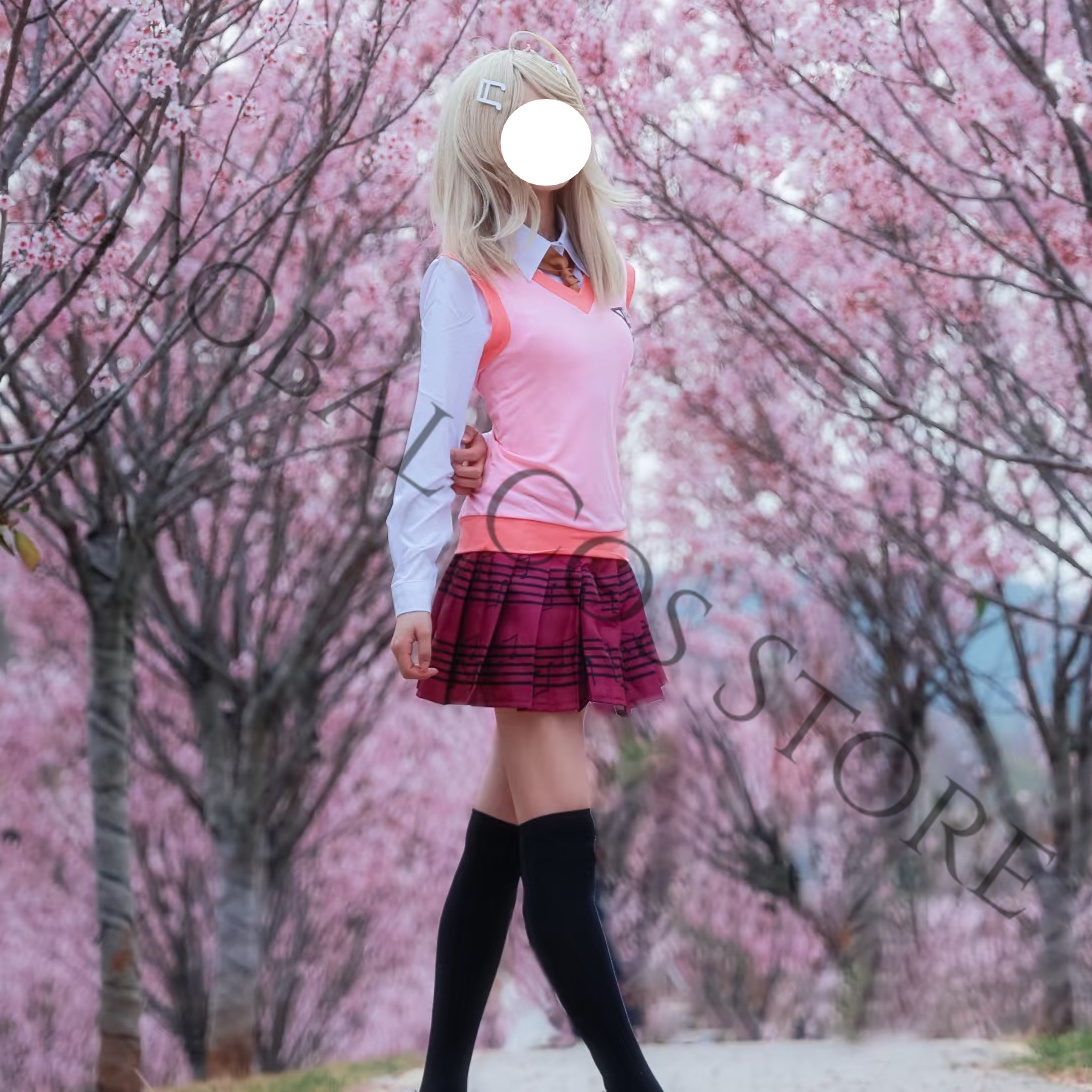 Kaede Akamatsu Pink JK Uniform – Cosplay Wig Colored Bewertung und Preis